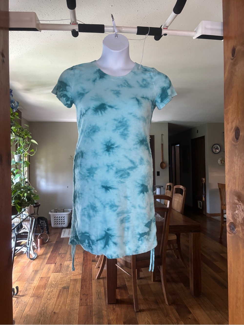 PINK Victoria’s Secret Women’s Blue Tie Dye Terrycloth Swim Cover-Up Dress S